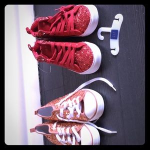 Lot of 3 pairs - sneakers NWOT.  Big girls size 4